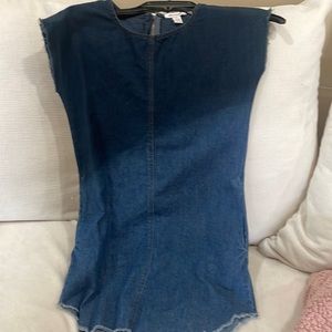 Ella Moss girls ombré Jean dress with pockets